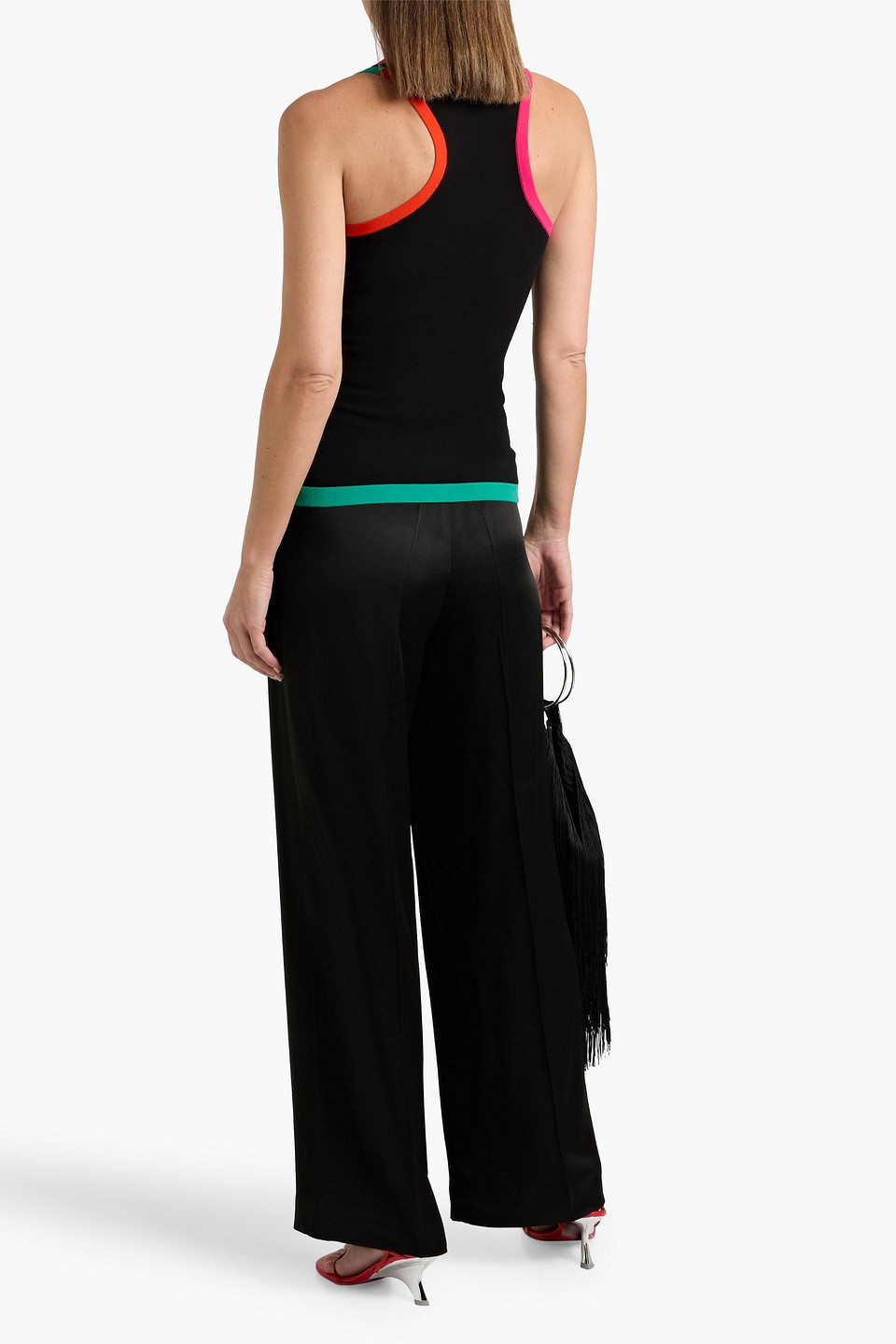 Pucci Stretch-knit Tank In Multi
