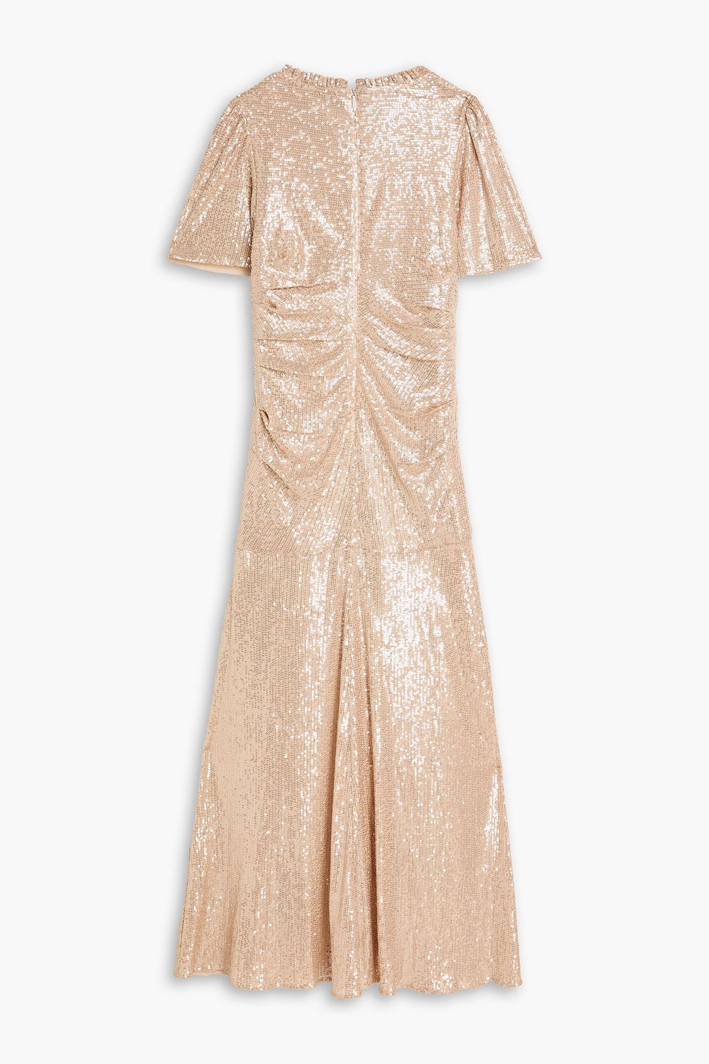 needle and thread gold sequin dress Needle & Thread Girls Raindrop Sequin Dress in Gold