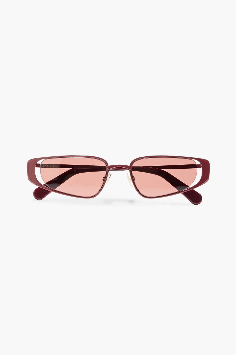 Zimmermann Cat-eye Acetate Sunglasses In Burgundy