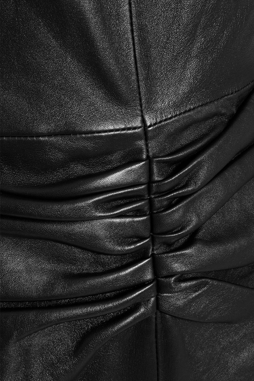 victoria beckham black leather dress Victoria Beckham Regrets This Matching Outfit with David Beckham