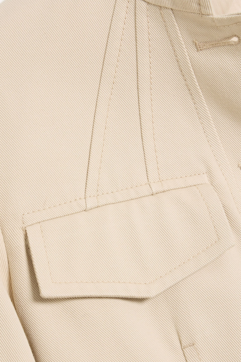 Weekend Max Mara Cotton-twill Jacket In Neutral