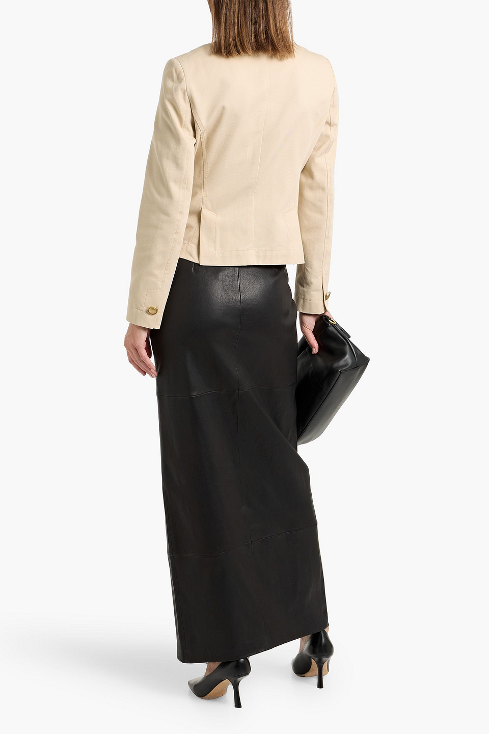 Weekend Max Mara Cotton-twill Jacket In Neutral