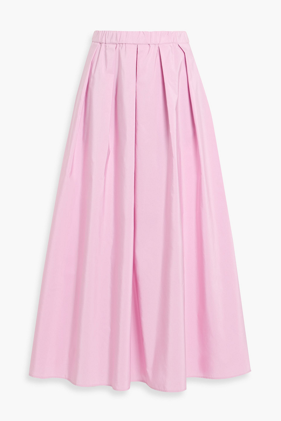 Weekend Max Mara Cotton-poplin Maxi Skirt In Pink