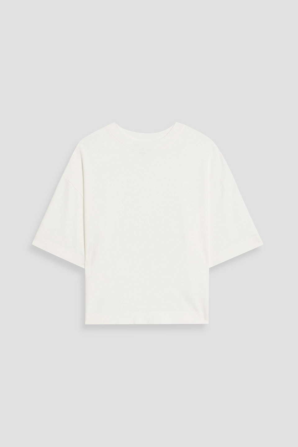 Weekend Max Mara Cotton-blend Jersey T-shirt In White
