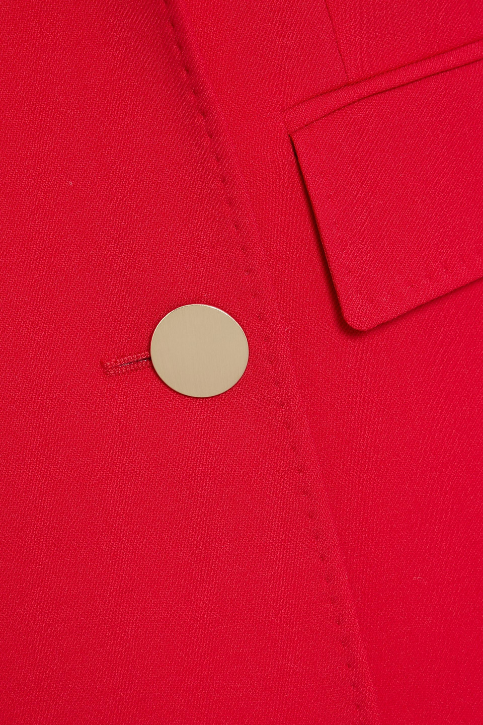 Max Mara Wool-twill Blazer In Red