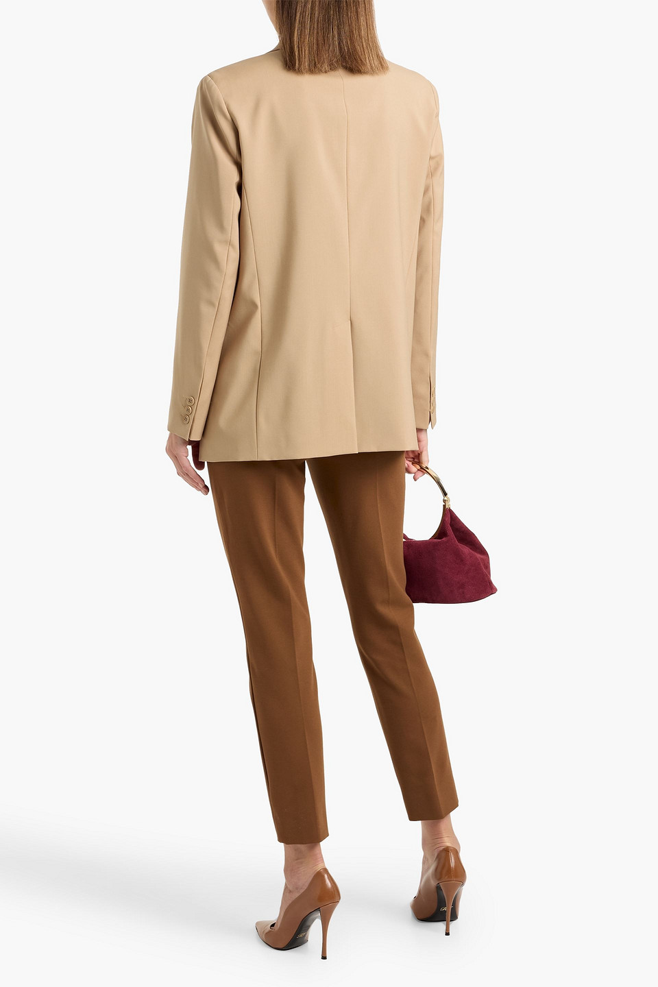 Weekend Max Mara Single-breasted Blazer In Neutral