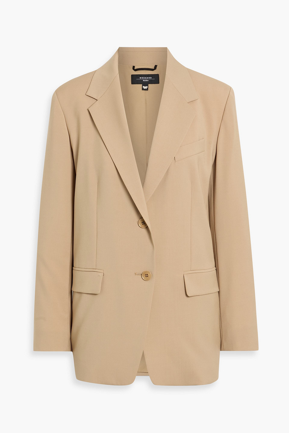 Weekend Max Mara Single-breasted Blazer In Neutral