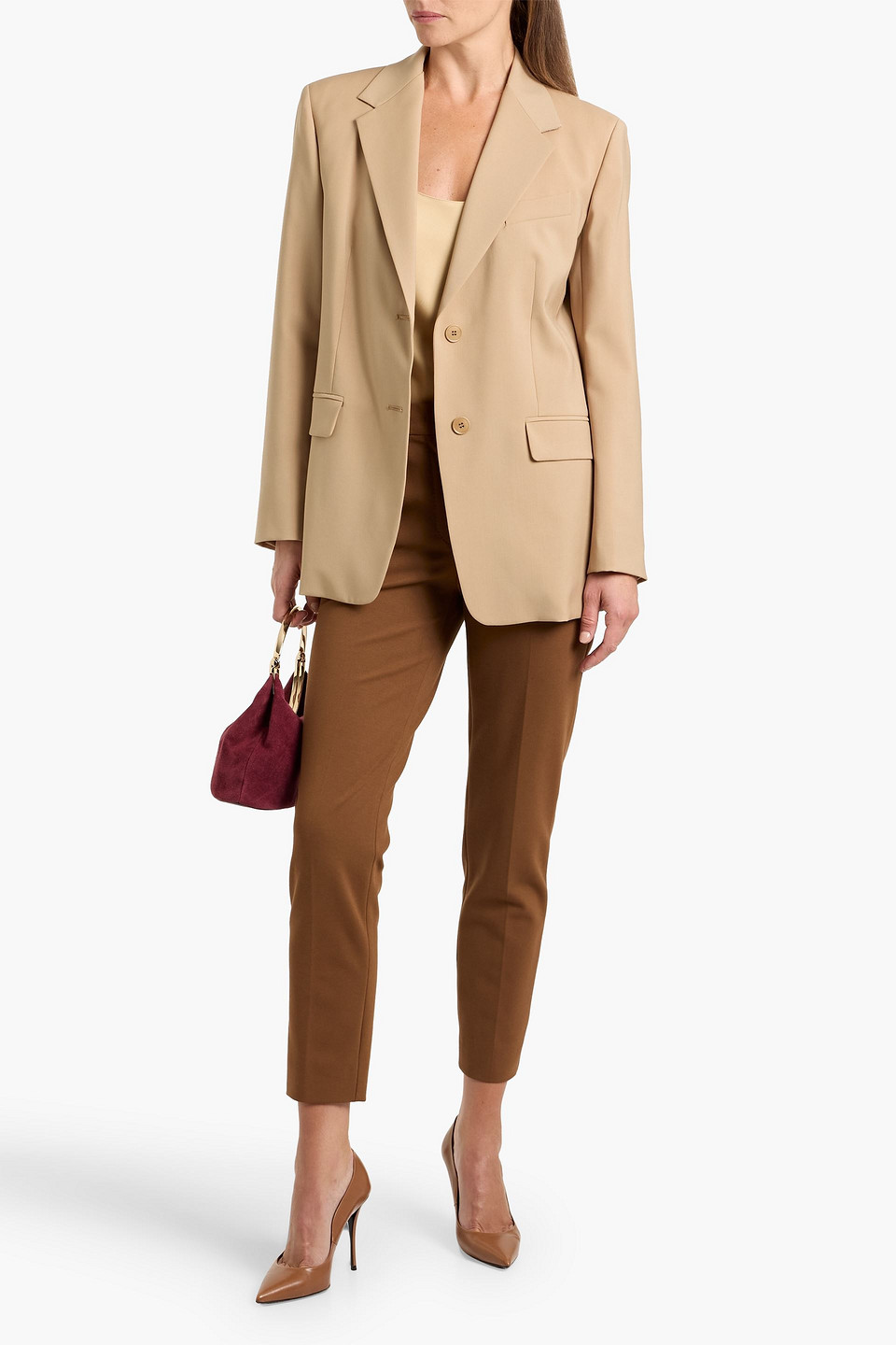 Weekend Max Mara Single-breasted Blazer In Neutral