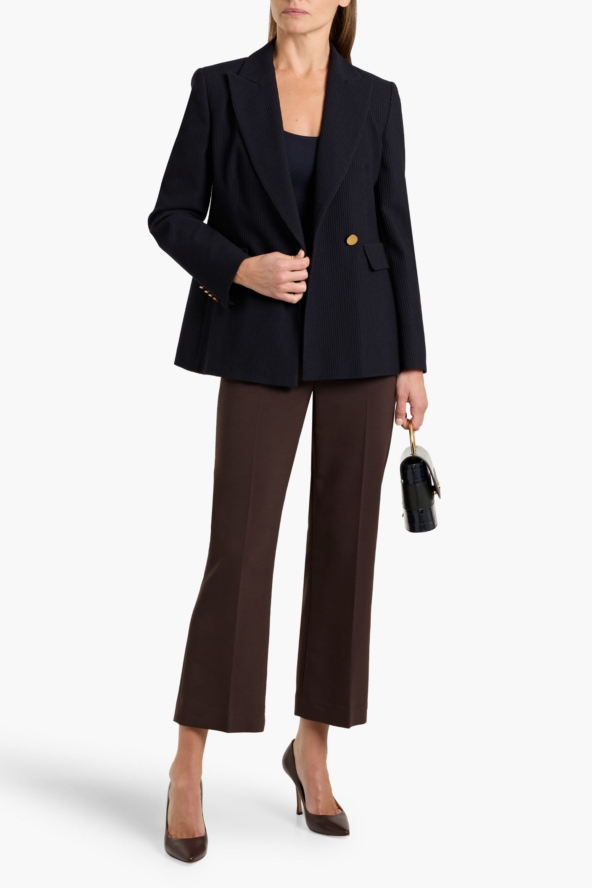 Veronica Beard - Long and Lean Dickey satin-crepe blazer | Plush
