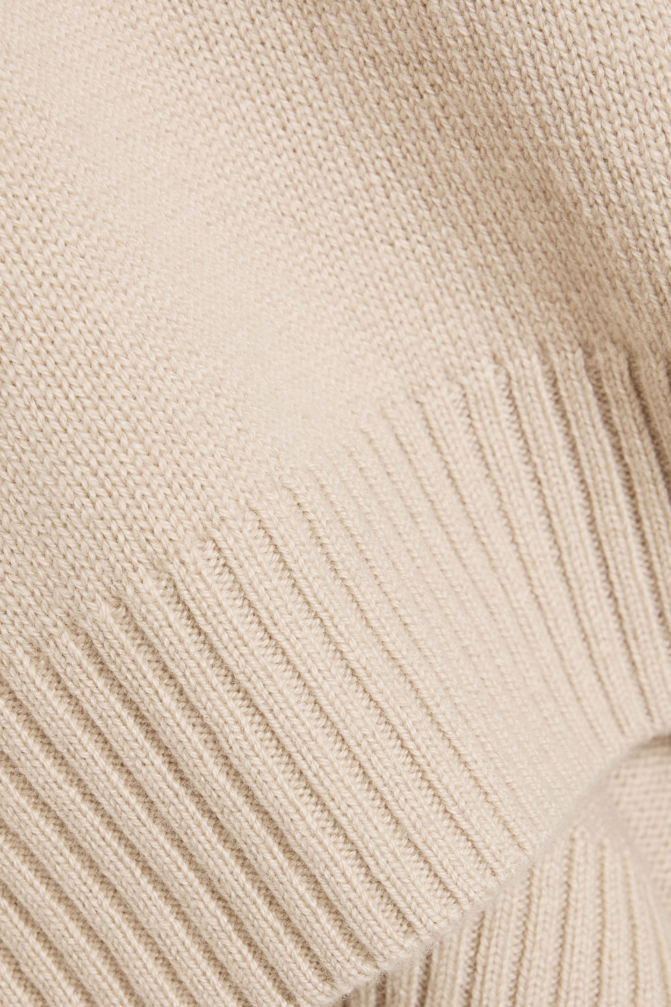 Frame Wool-silk Open Collar Sweatshirt In Brown