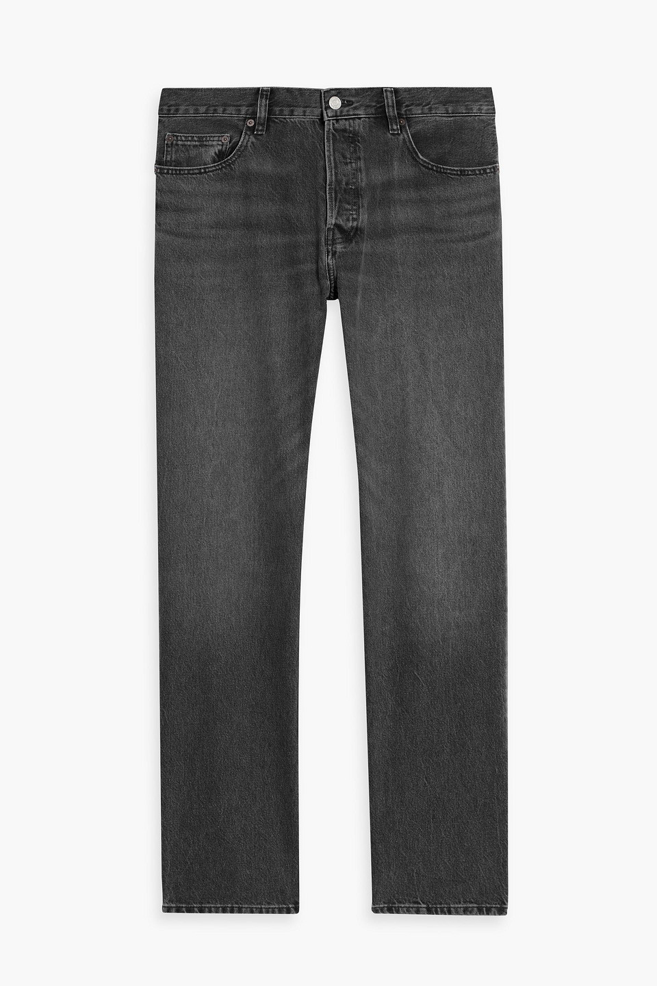 frame - relaxed denim jeans - gray - 30