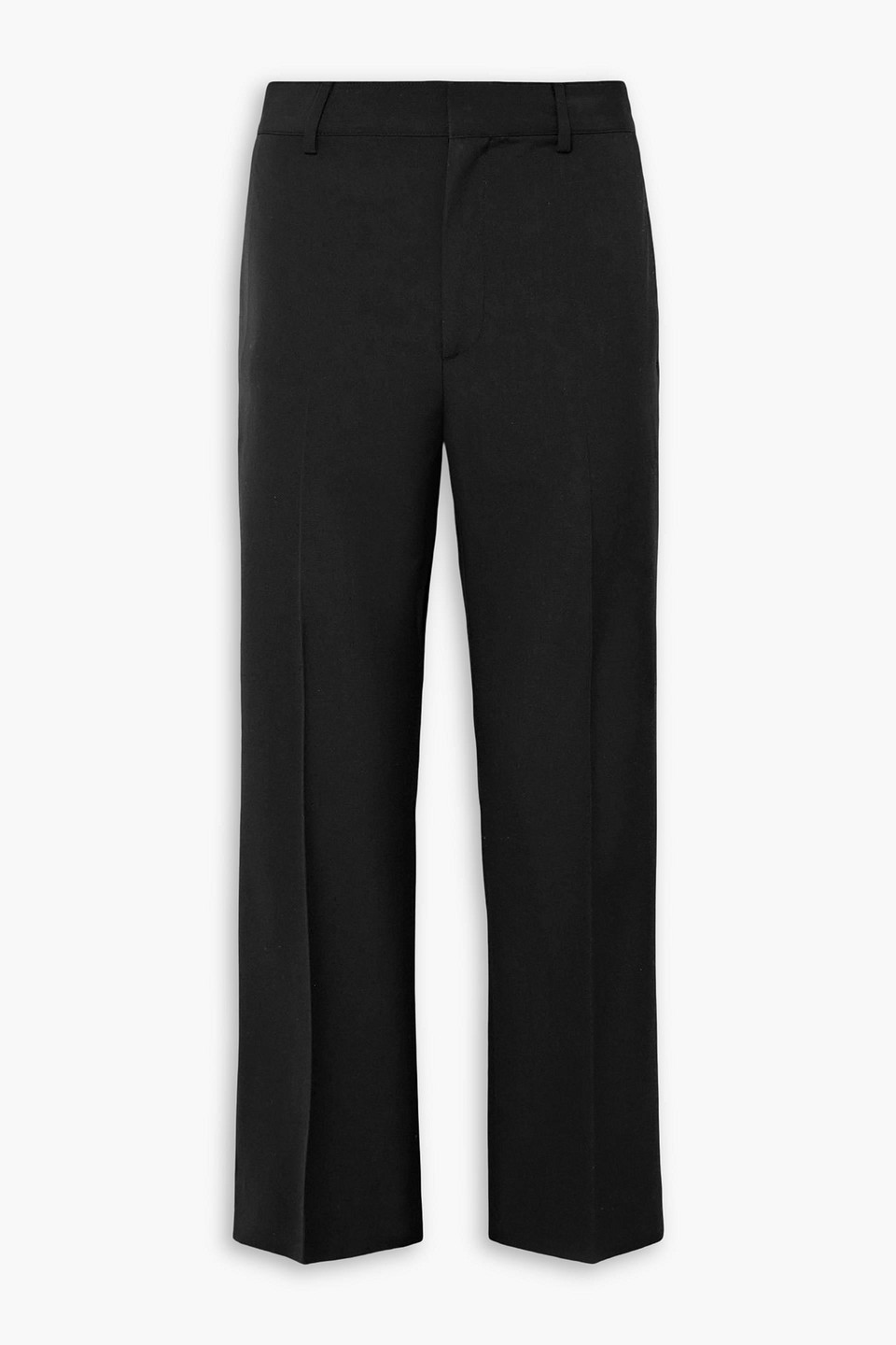acne studios - pilos slim-fit straight-leg crepe pants - black - it 54