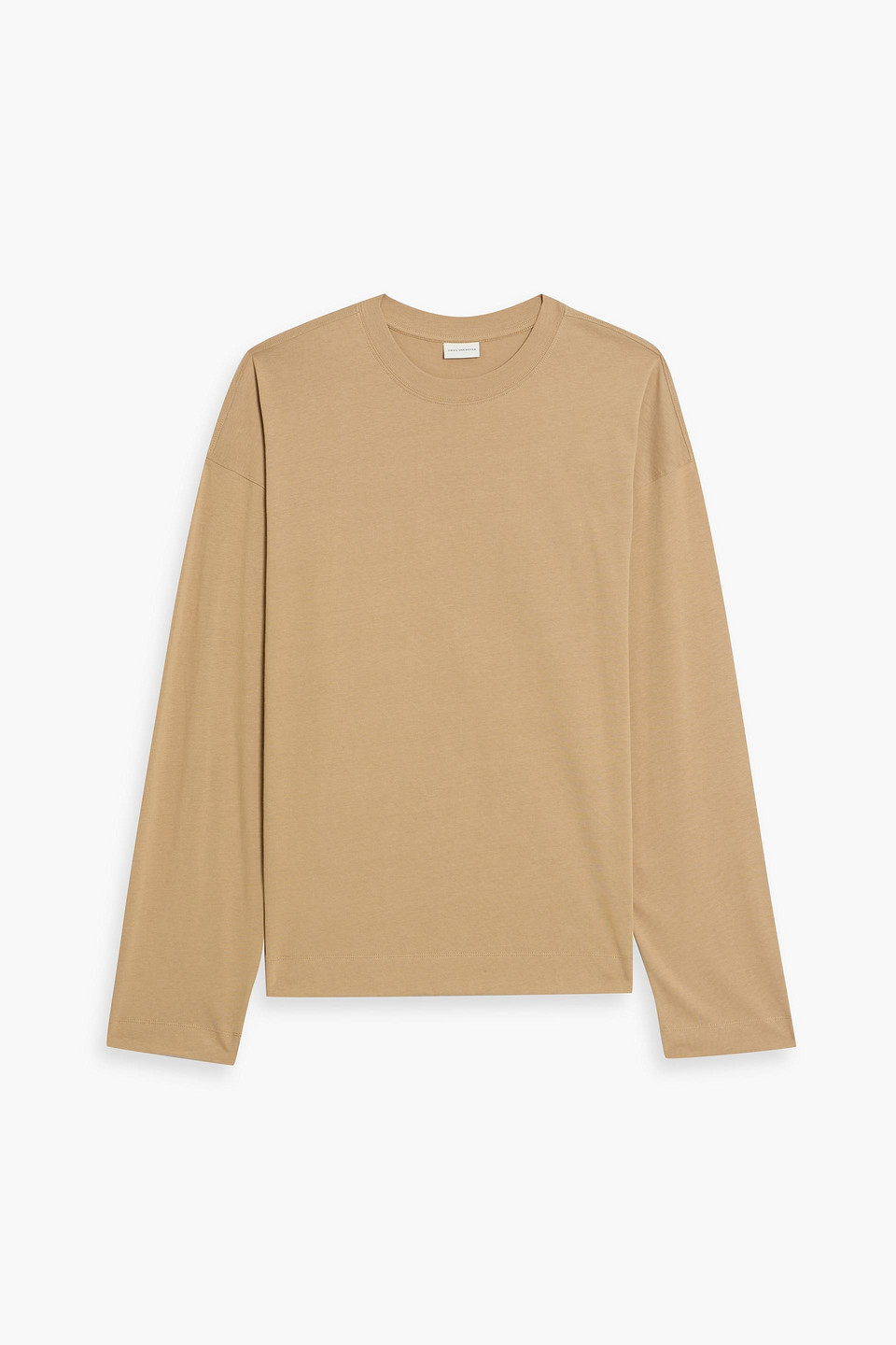 dries van noten - cotton-jersey t-shirt - neutral - s