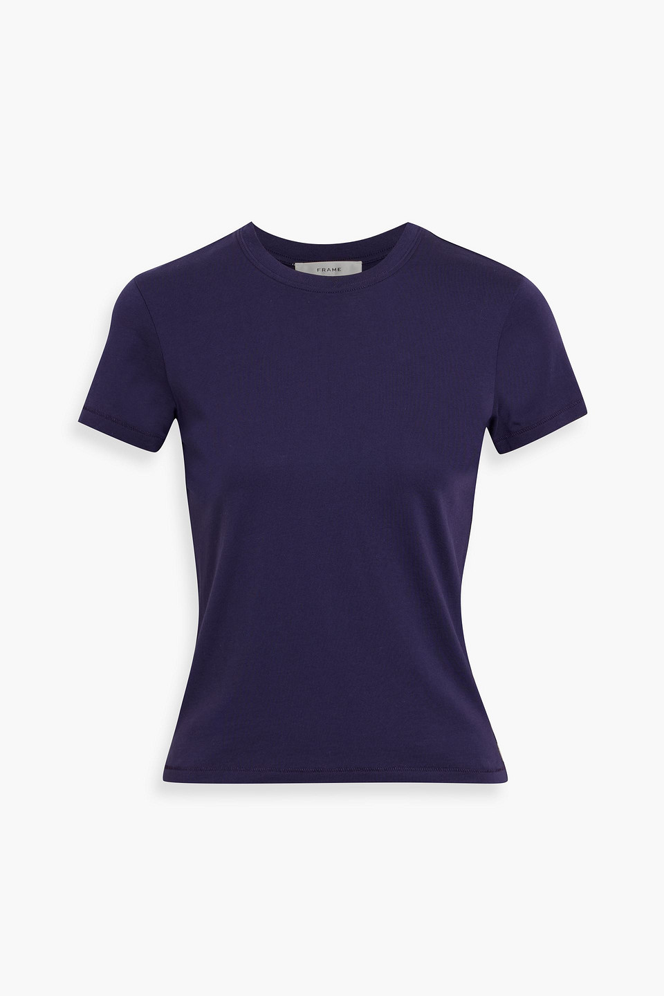 Frame The Baby Cotton-jersey T-shirt In Blue