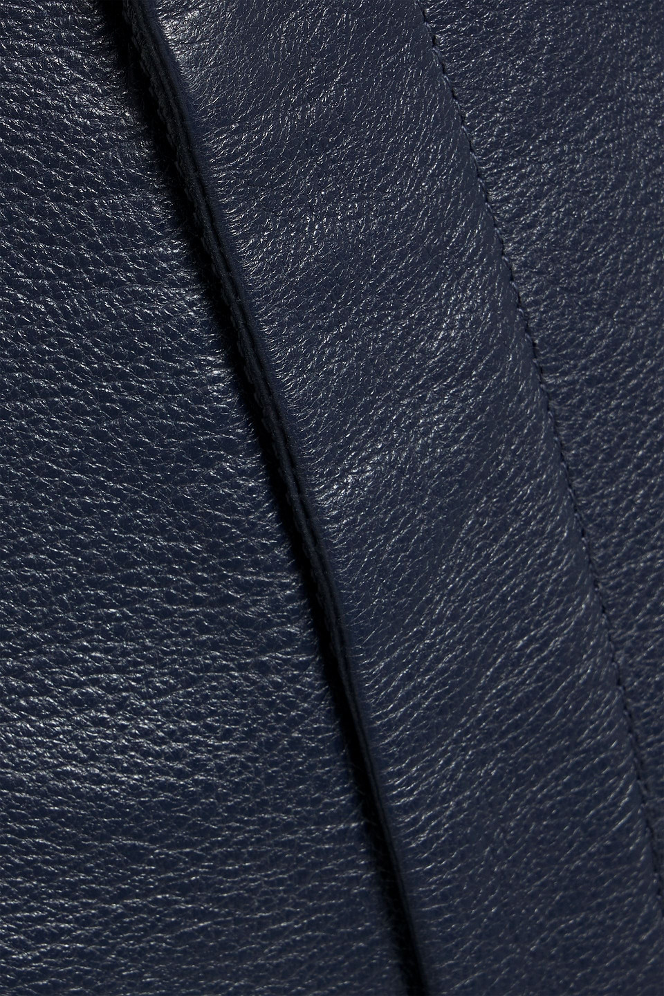 Frame Leather Straight-leg Pants In Multi
