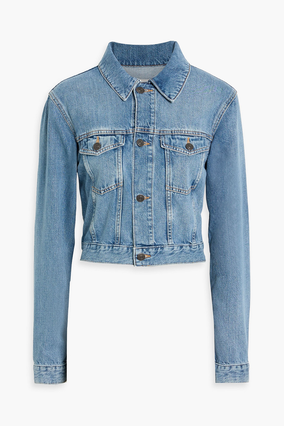 frame - the off duty denim jacket - blue - xs