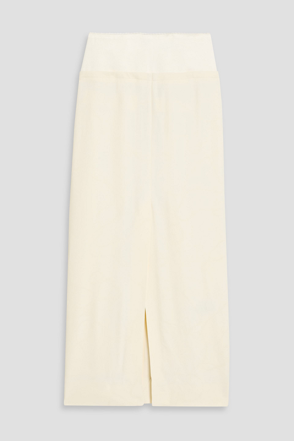 Victoria Beckham Crepe De Chine Maxi Skirt In White