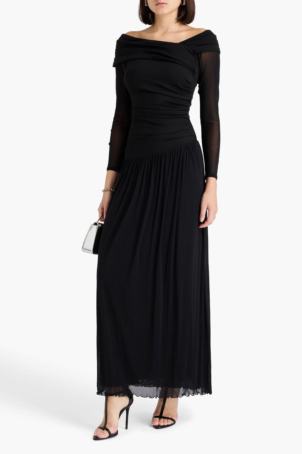 staud tara crochet dress Staud Tara cotton crochet maxi dress Staud