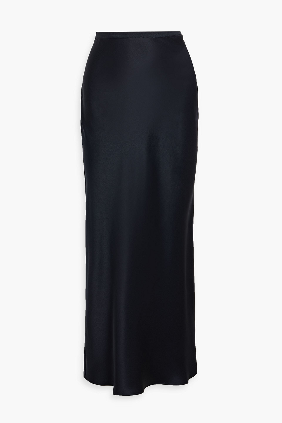 Anine Bing Bar Silk Maxi Skirt In Navy
