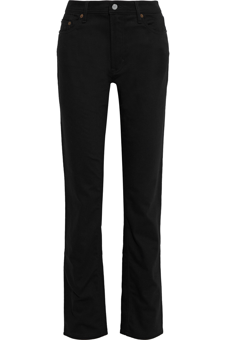 Acne Studios South High-rise Straight-leg Jeans In White