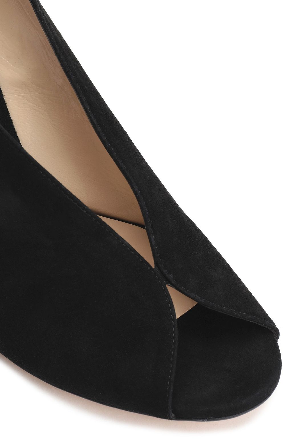 JIMMY CHOO Shar 85 suede slingback pumps