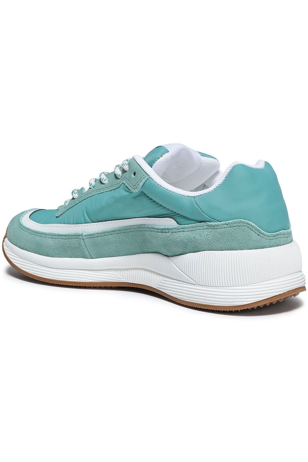 A.P.C. Suede and shell sneakers