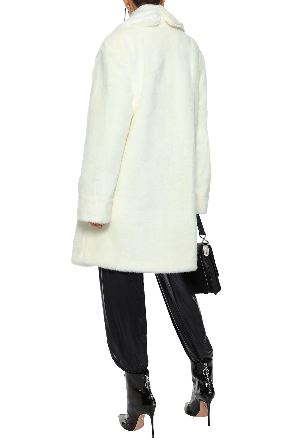 NORMA KAMALI Oversized faux fur coat