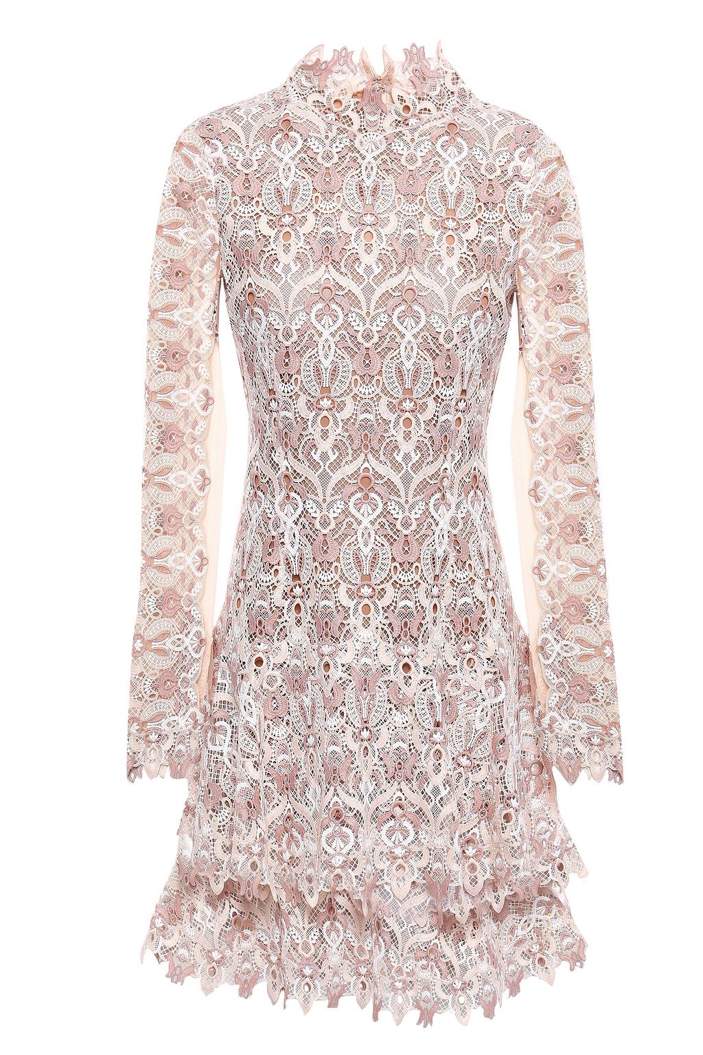 jonathan simkhai guipure lace mini dress