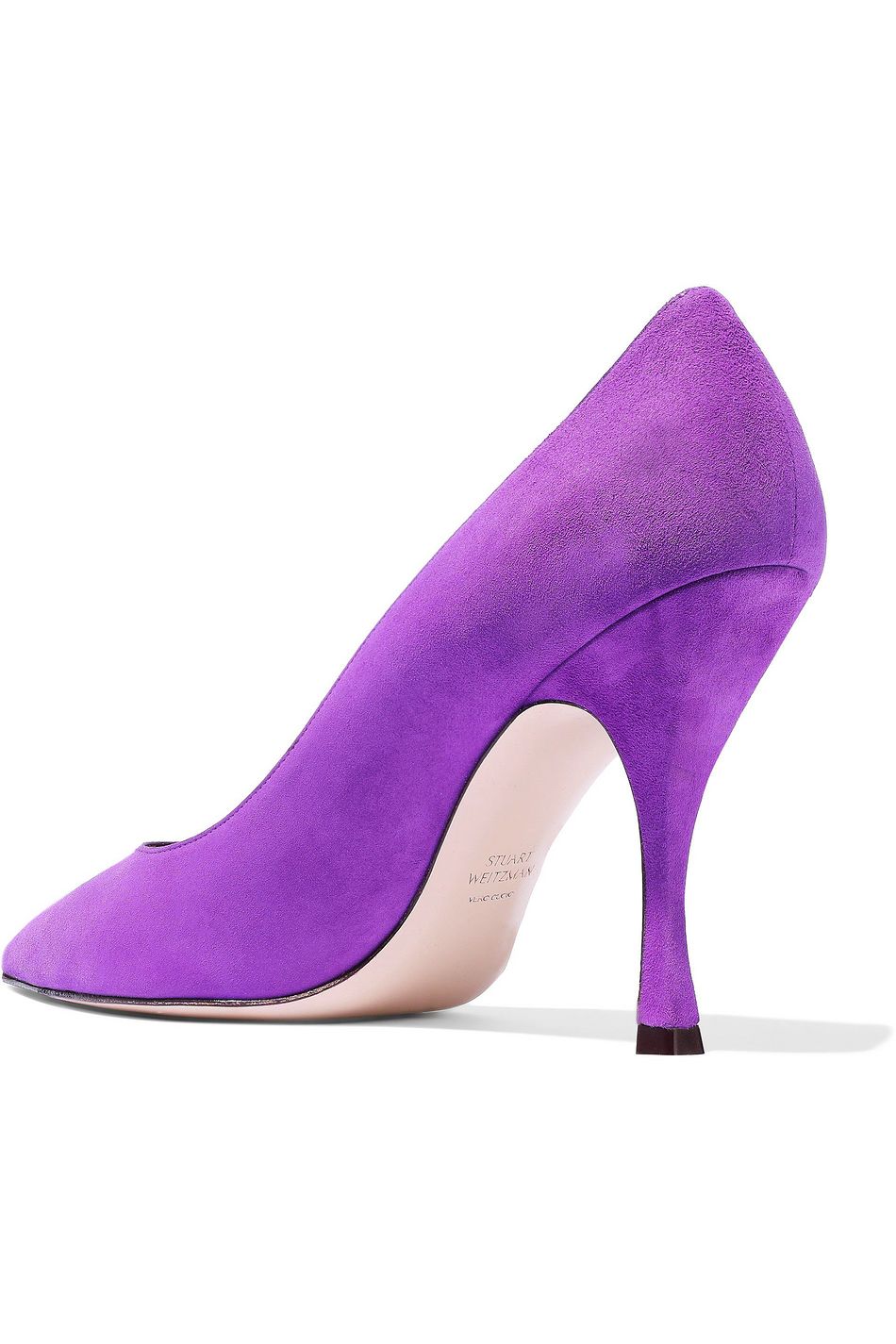 stuart weitzman suede pumps