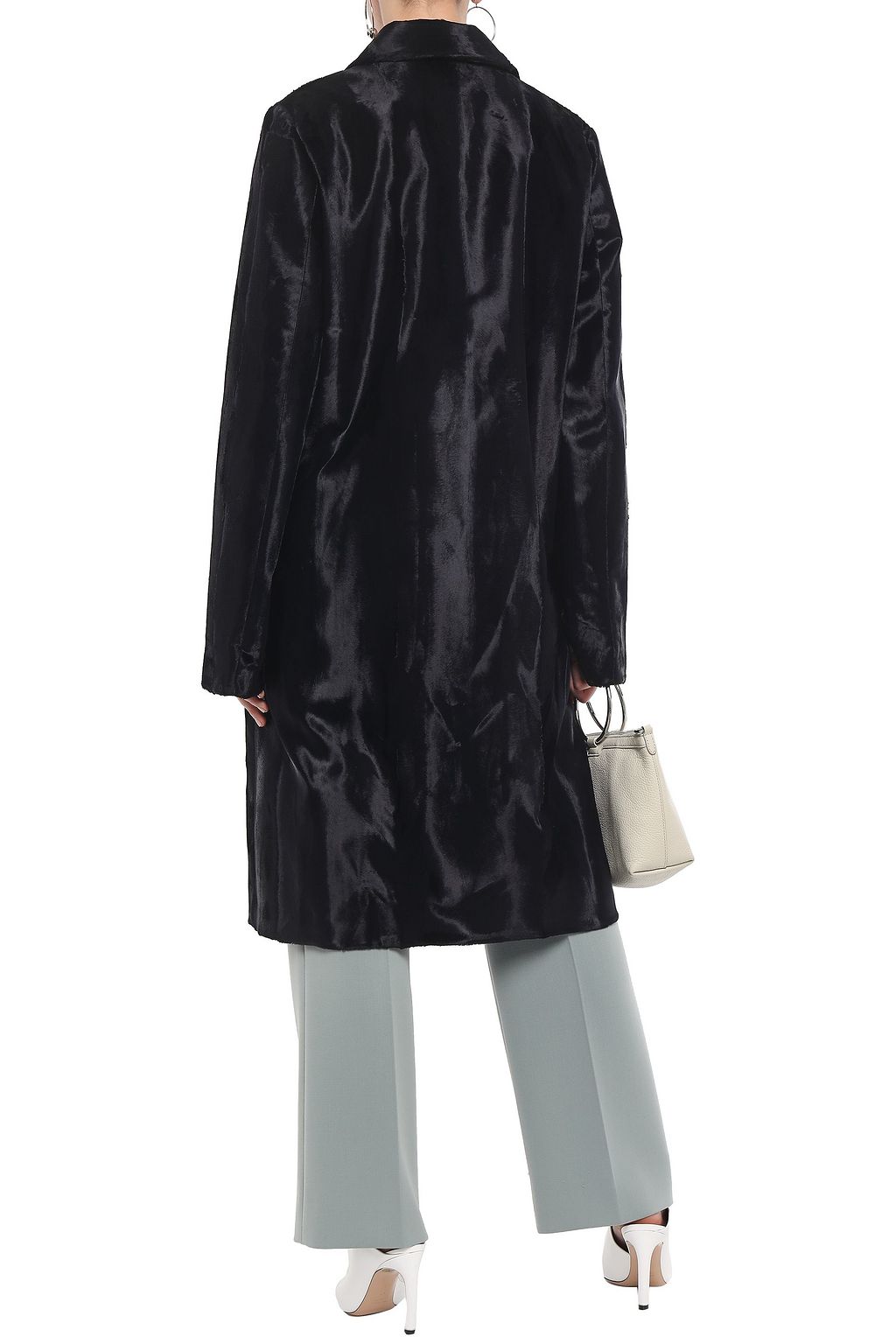 JIL SANDER Faux fur coat