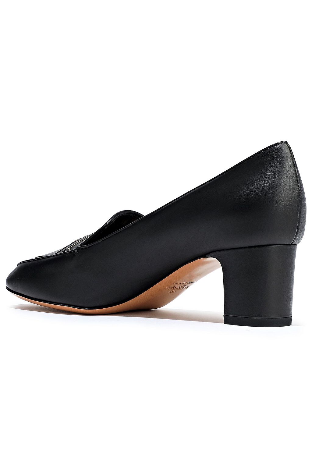 VALENTINO GARAVANI Laser-cut leather pumps