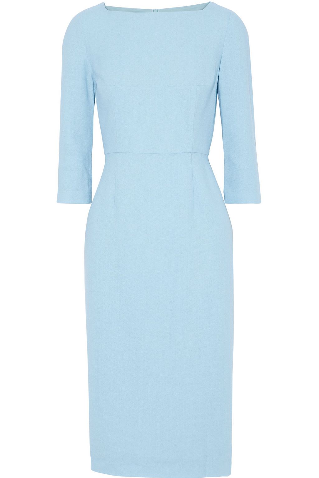 light blue crepe dress