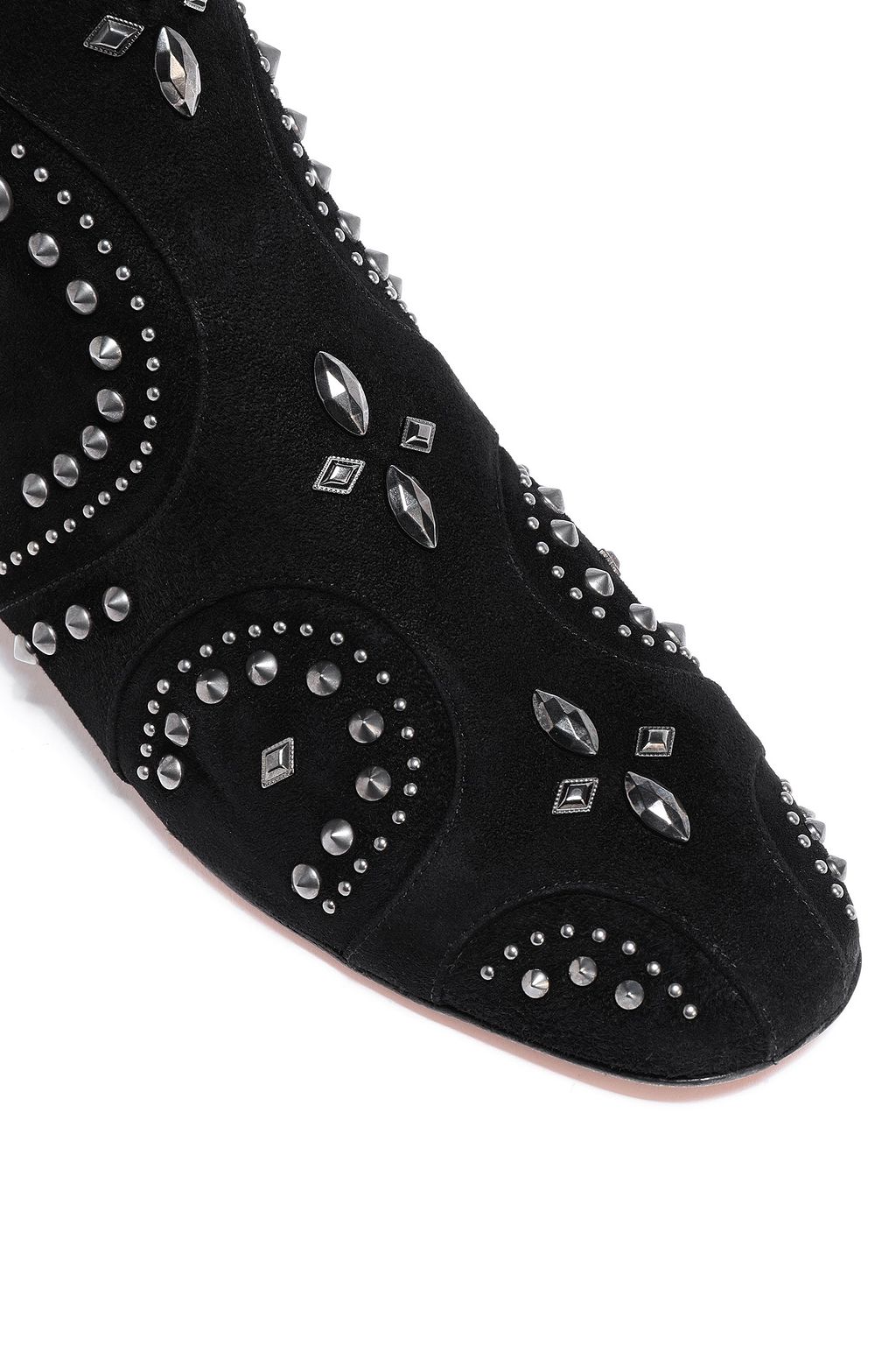 VALENTINO GARAVANI Studded suede ankle boots