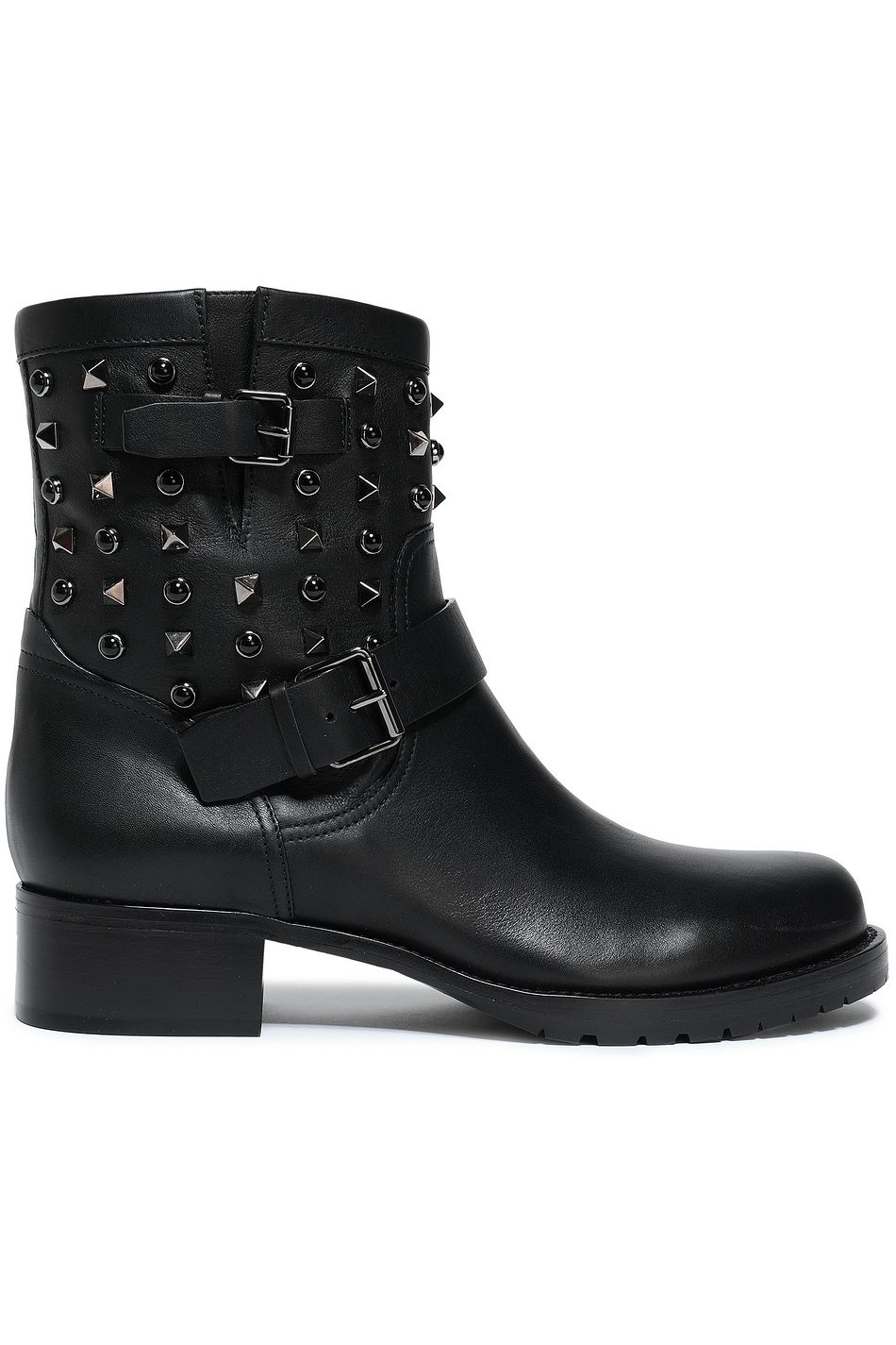 valentino black ankle boots
