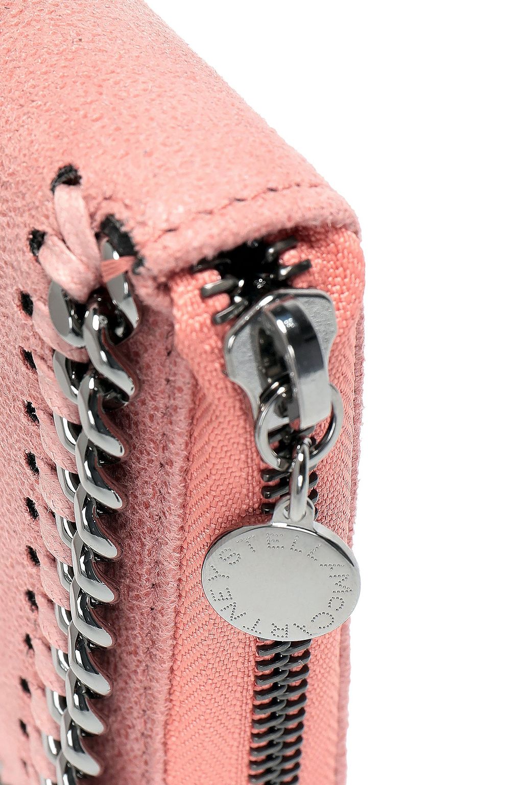 STELLA MCCARTNEY Falabella faux brushed-leather continental wallet