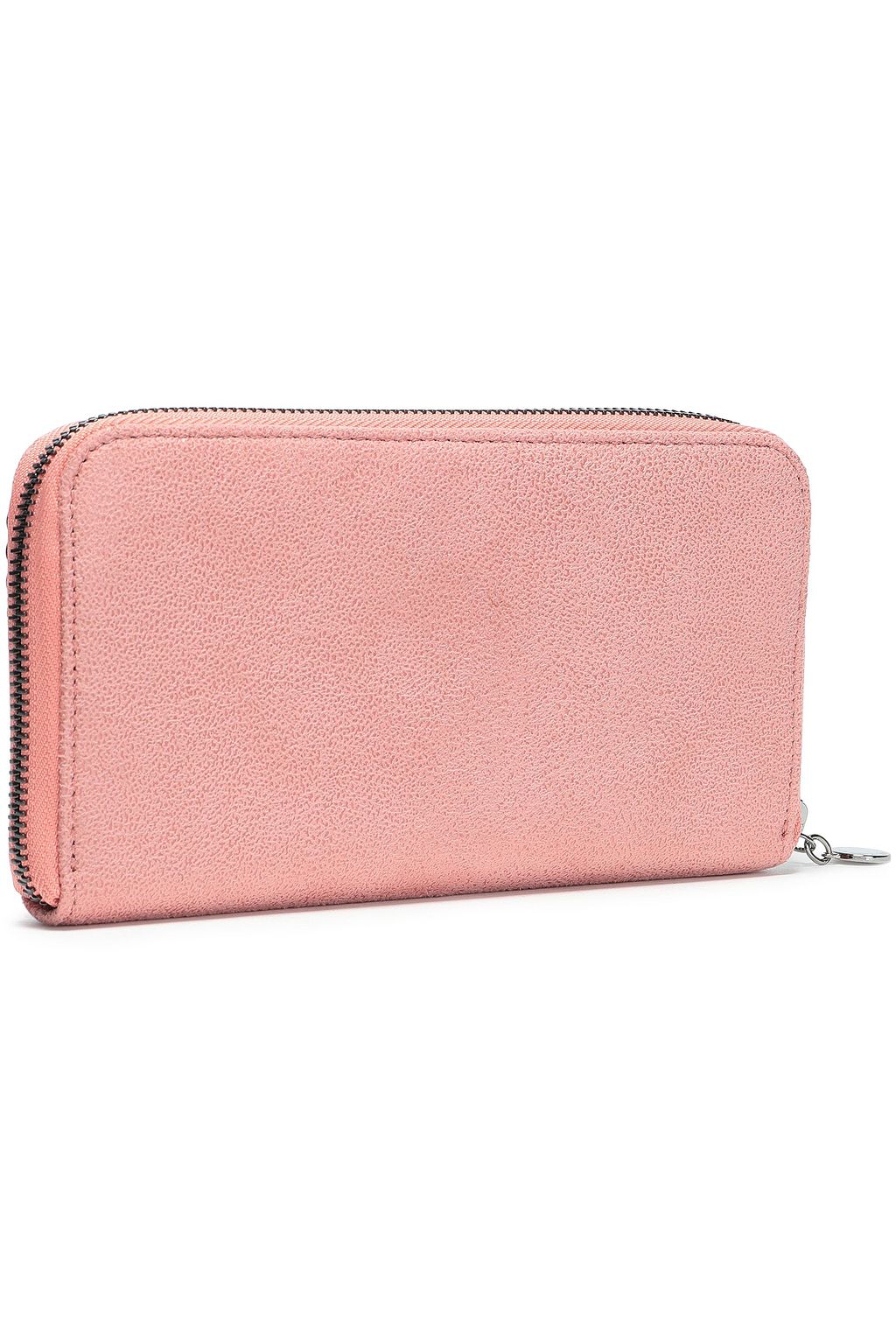 STELLA MCCARTNEY Falabella faux brushed-leather continental wallet