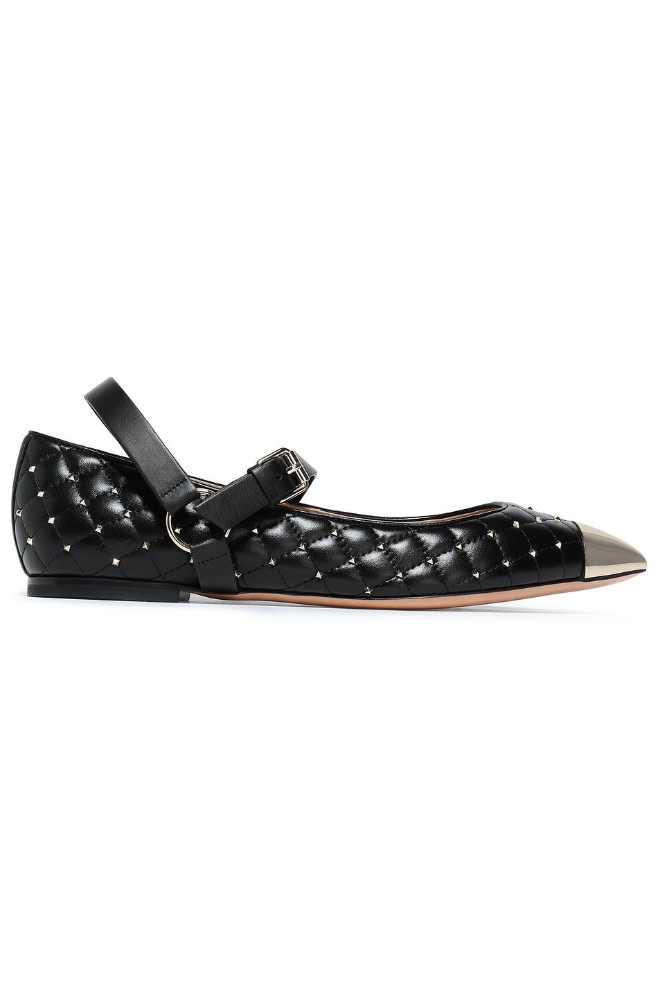 valentino studded flats