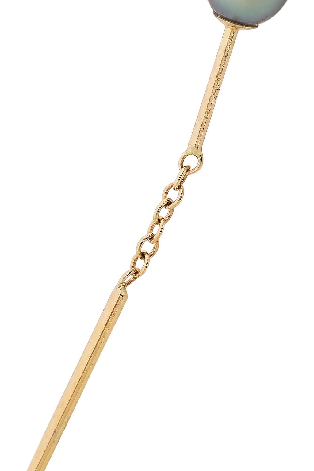 MIZUKI 14-karat gold freshwater pearl earrings
