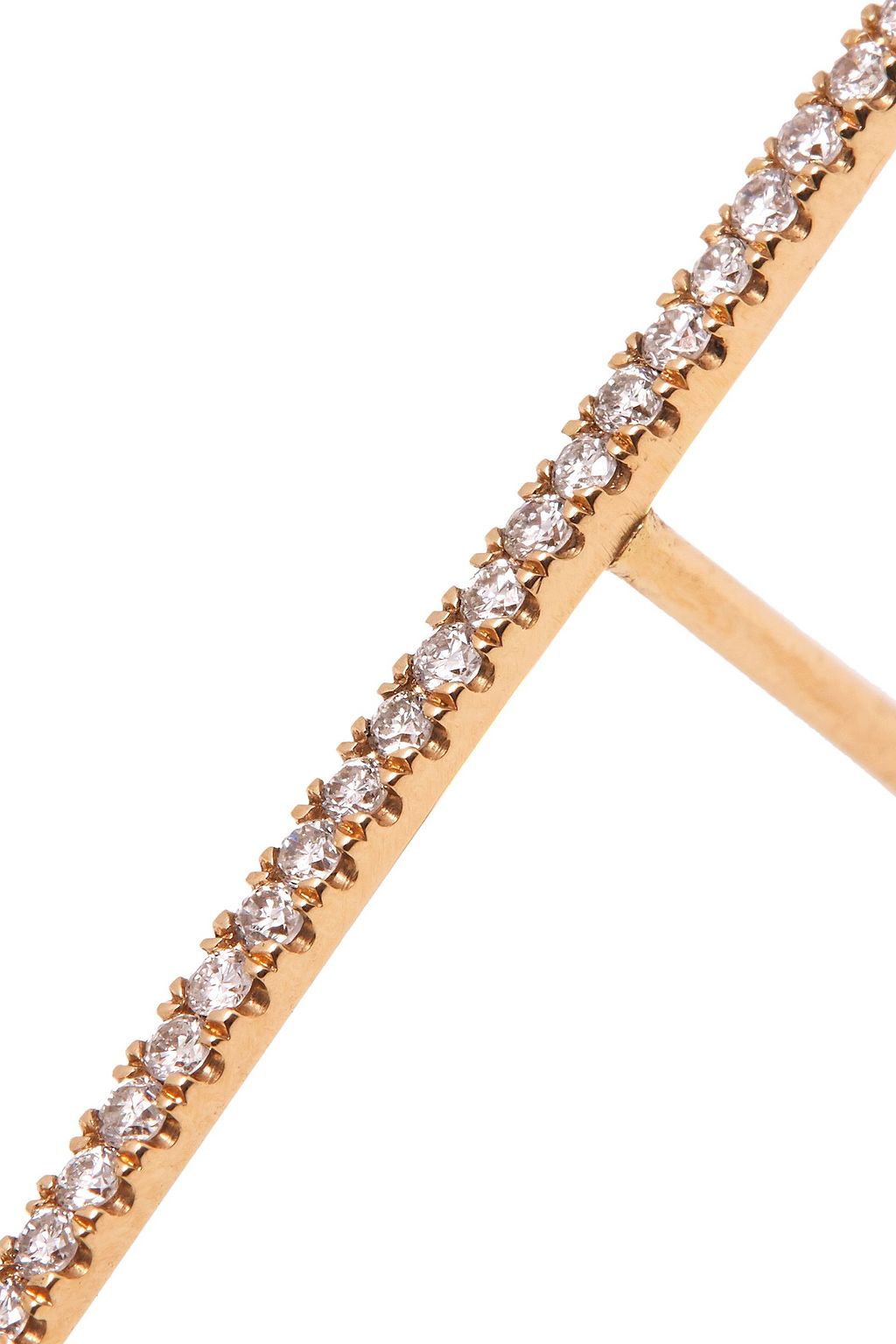 VANRYCKE Rose gold diamond earrings