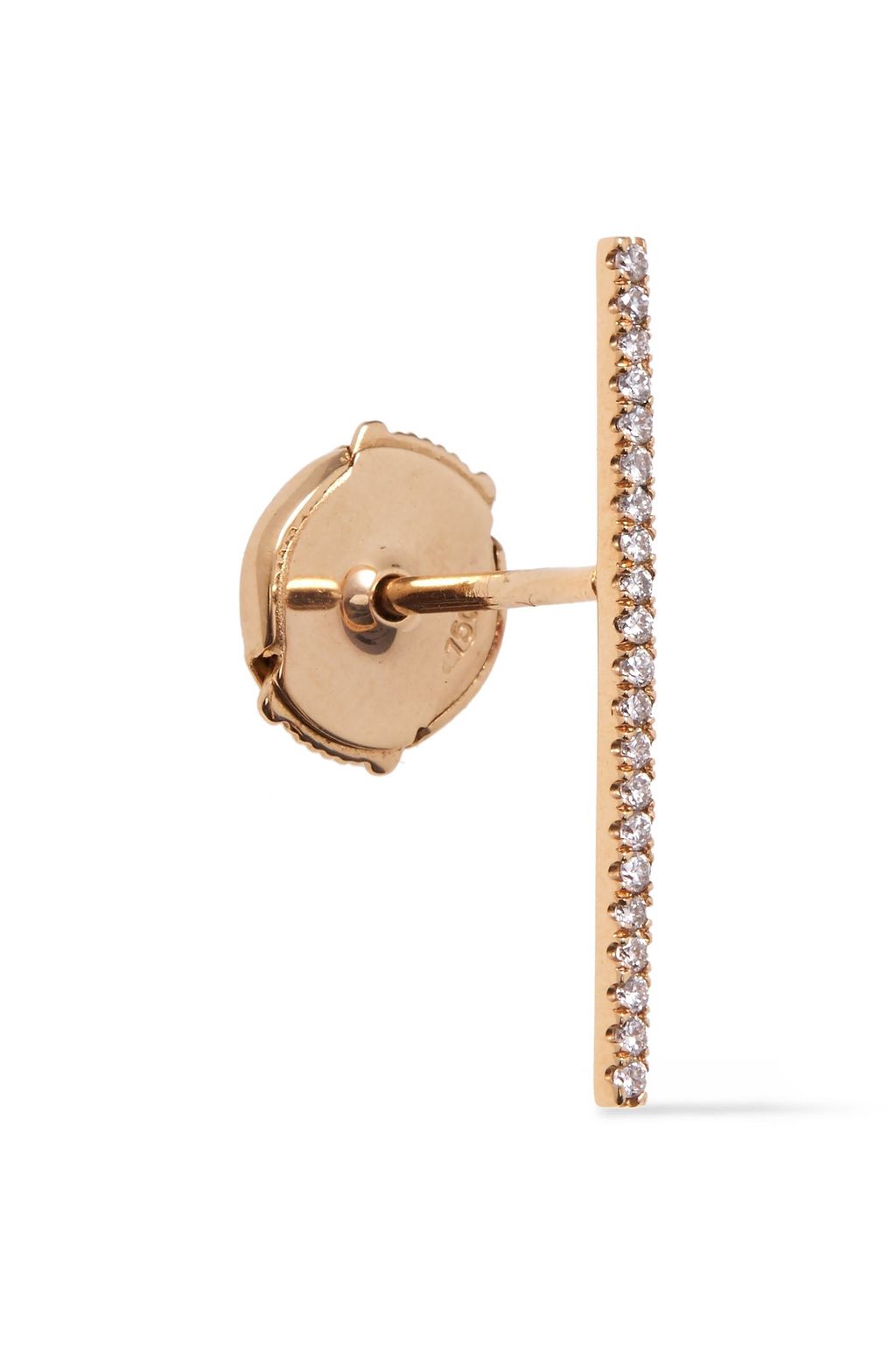 VANRYCKE Rose gold diamond earrings
