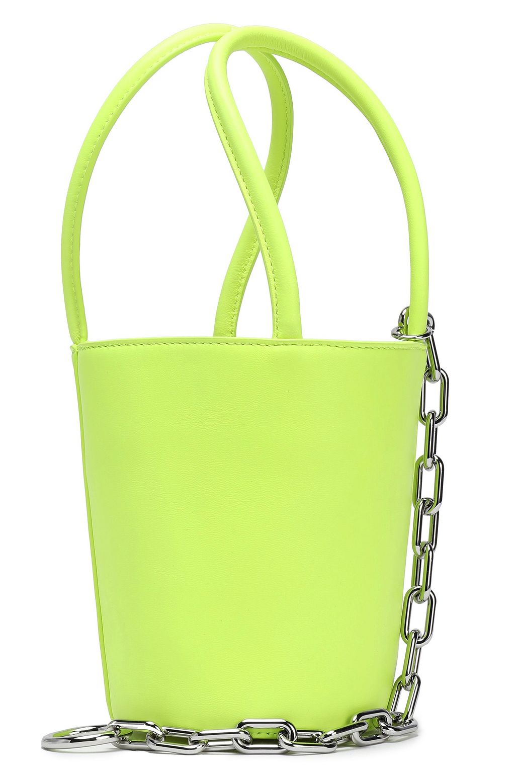 neon yellow designer bag