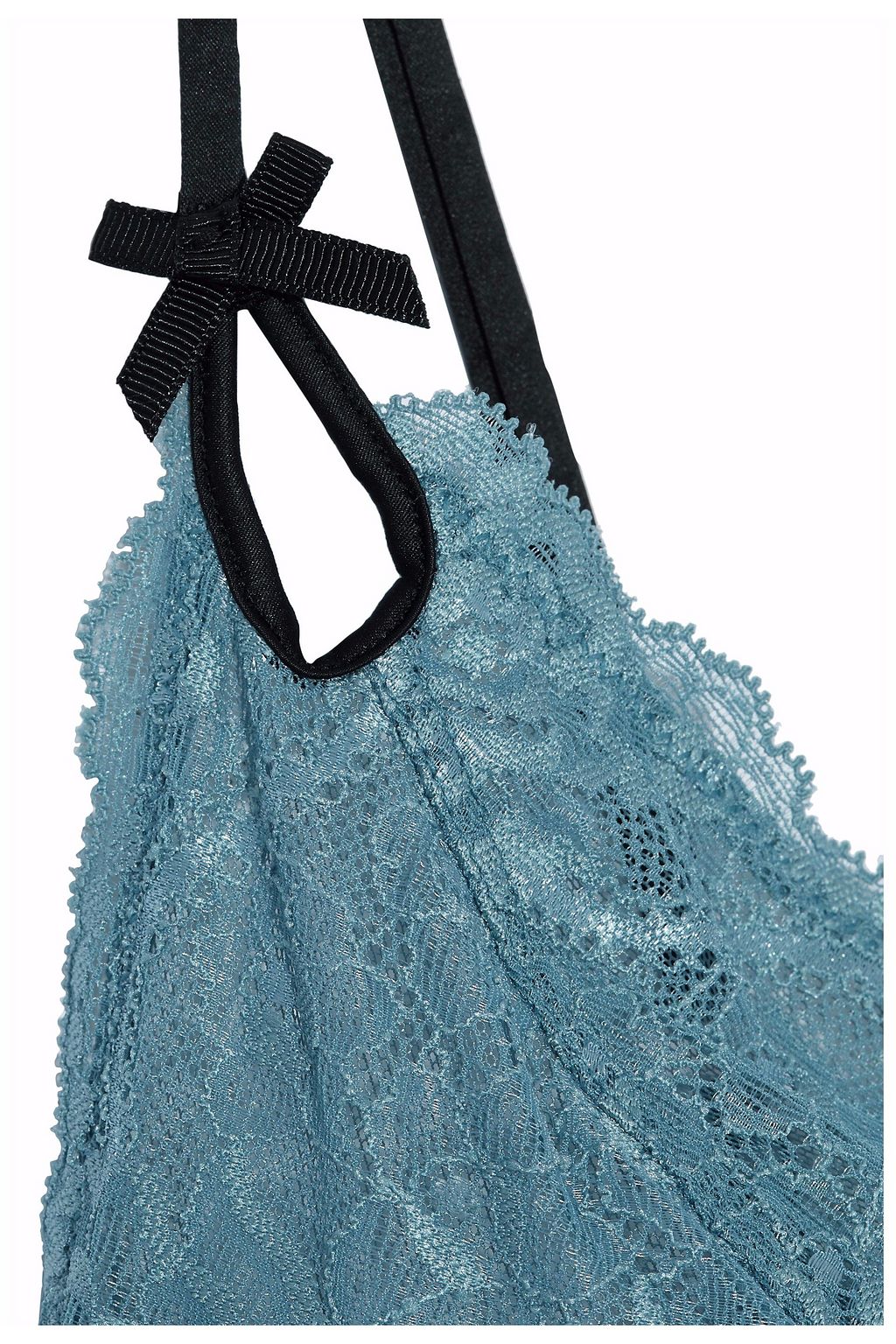 HEIDI KLUM INTIMATES Zoe lace-paneled satin chemise