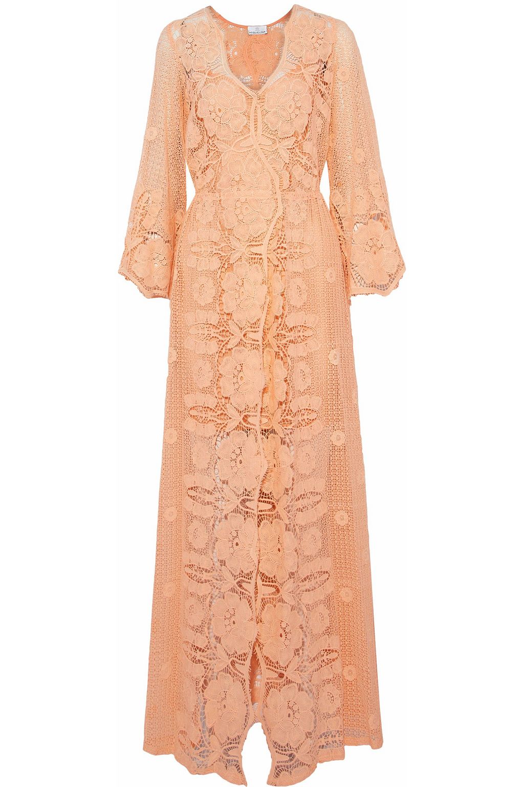 cotton lace maxi dress