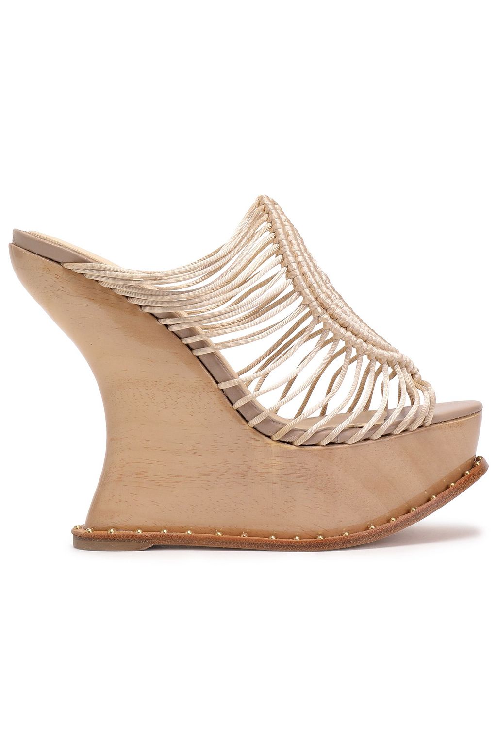 macrame wedge sandals