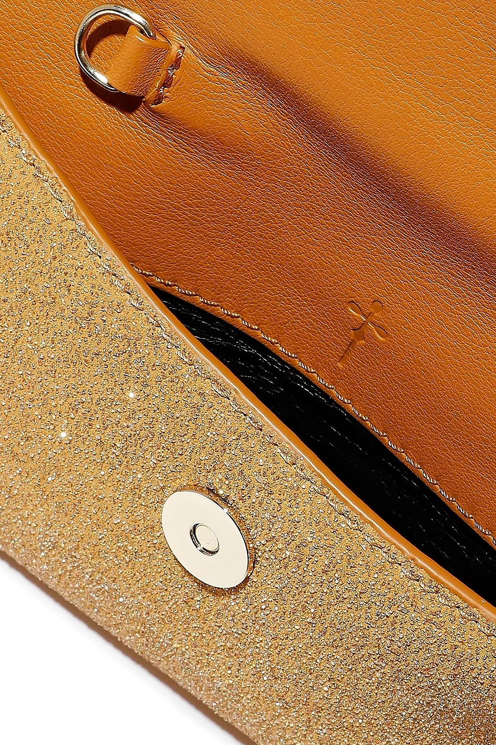 M2MALLETIER Annabelle glittered leather shoulder bag