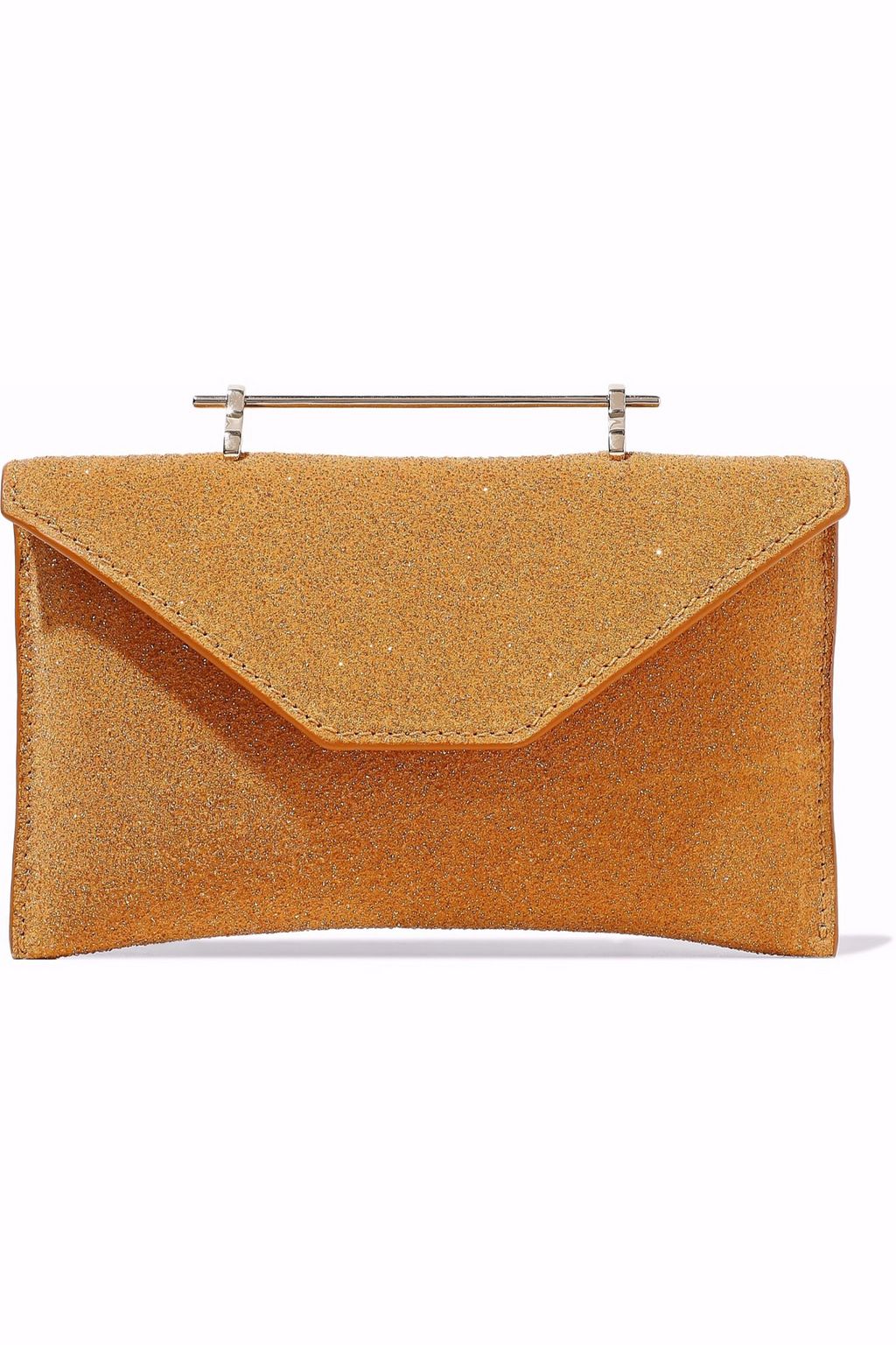 M2MALLETIER Annabelle glittered leather shoulder bag