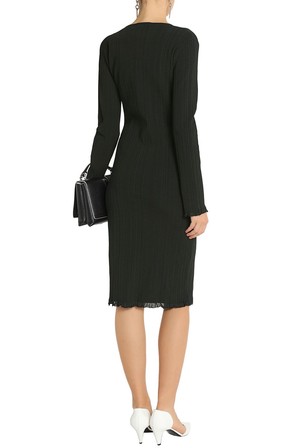 calvin klein forest green dress