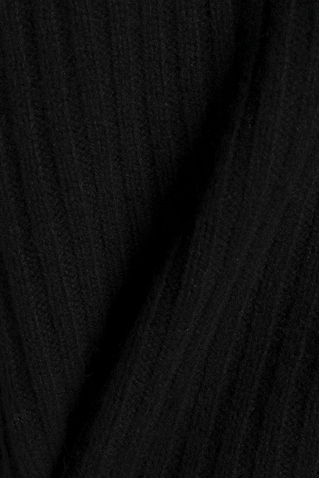 GANNI Ribbed merino wool-blend sweater