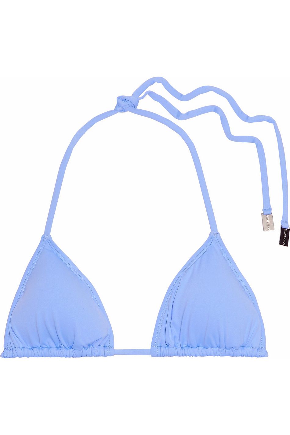 baby blue triangle bikini