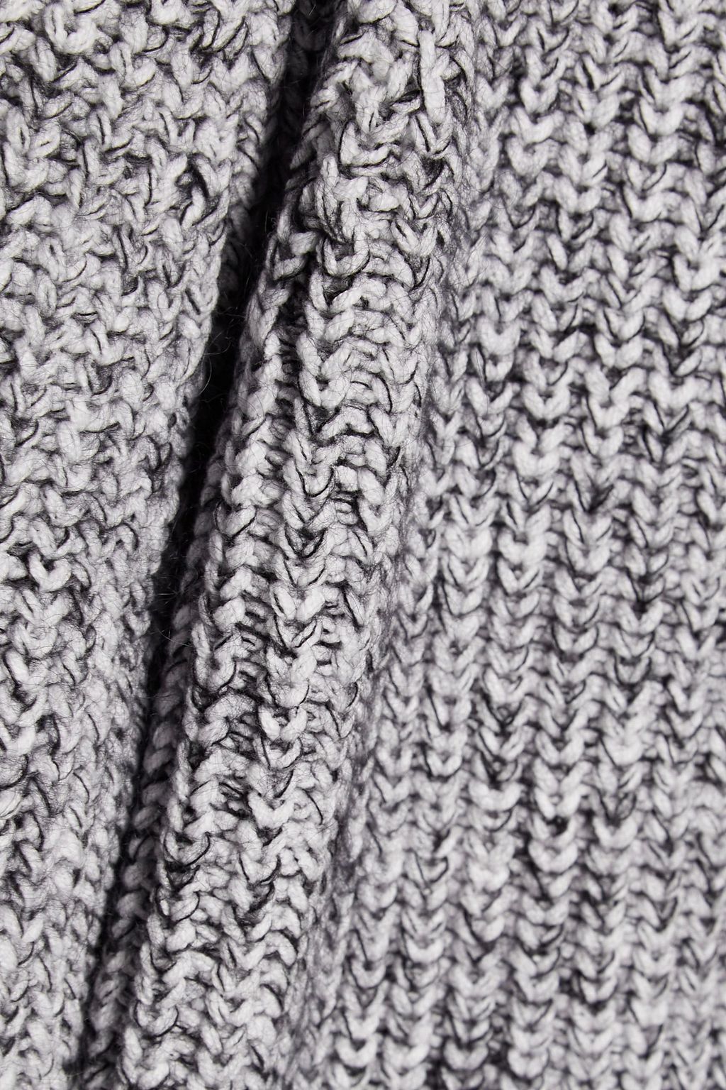 ALEXANDERWANG.T Marled cotton-blend turtleneck sweater